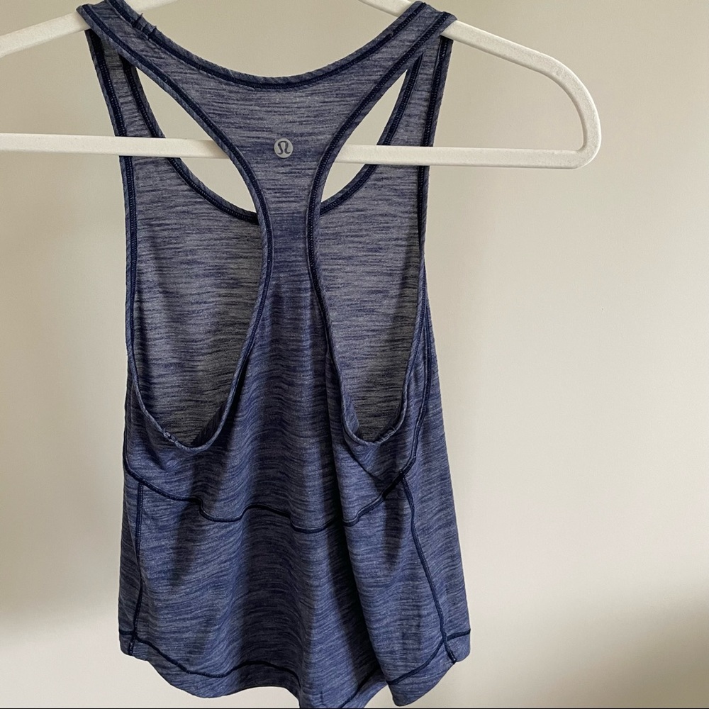 Lululemon Heather Blue Tank Top